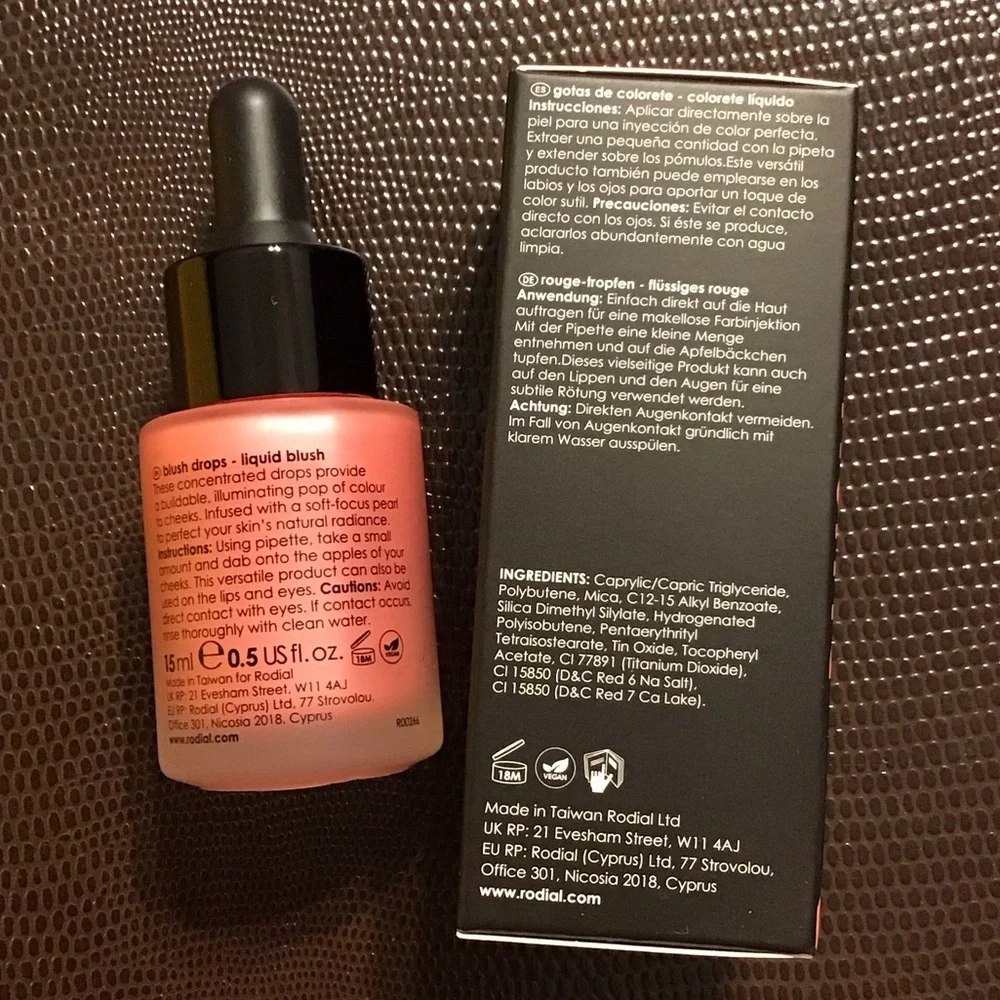 Rodial Blush Drops - NIB, Frosted Pink